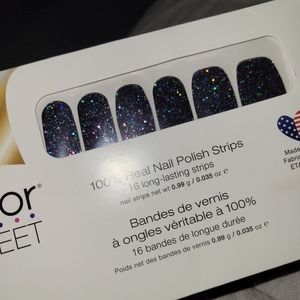 Colorstreet nail polish strips, New, Holidaze, retired set , blue/glitter